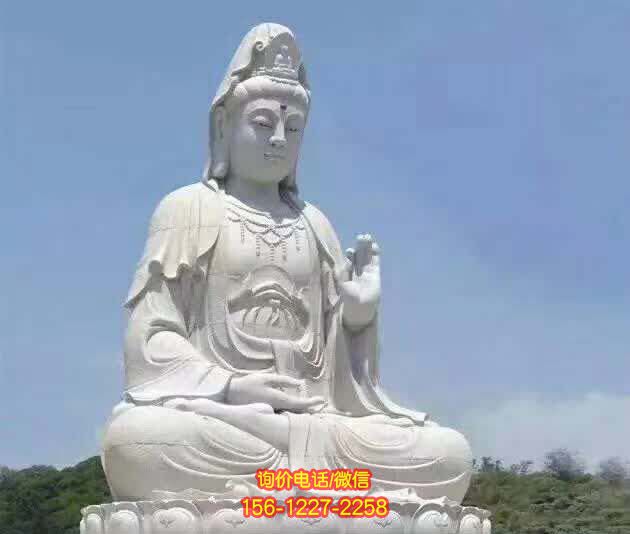 觀音景區(qū)石雕雕塑，給游客帶來獨(dú)特的視覺享受